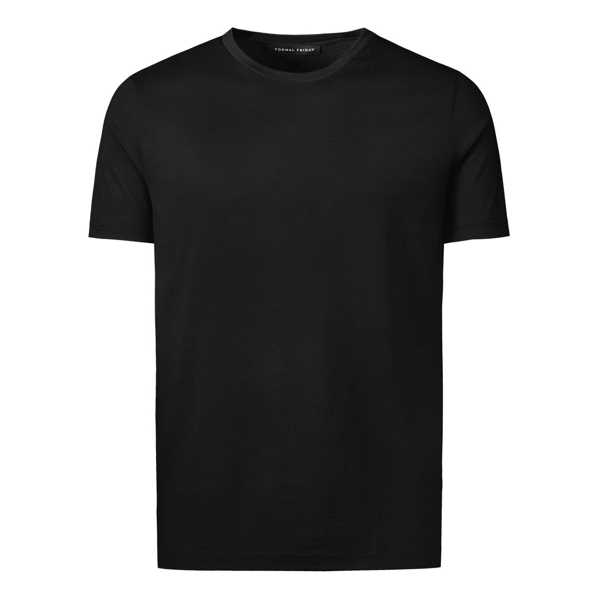 Heavyweight Ultrafine Merino T Shirt Black