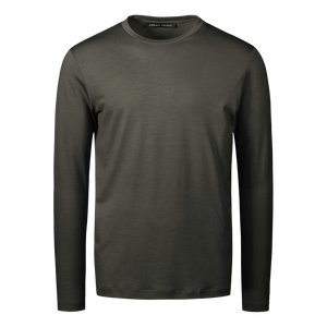 Ultrafine Merino Long Sleeve T-Shirt | Army