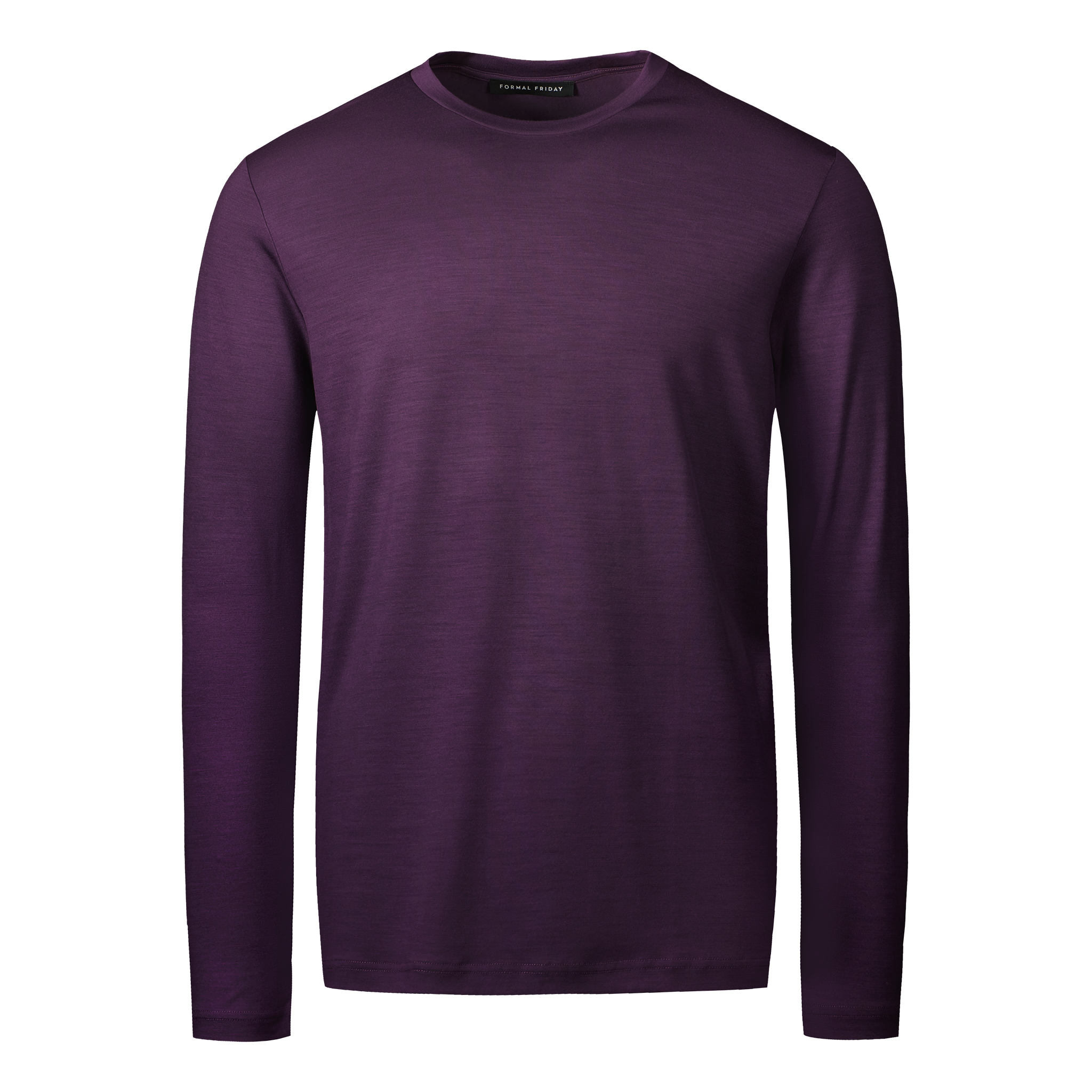 Ultrafine Merino Long Sleeve T-Shirt | Plum