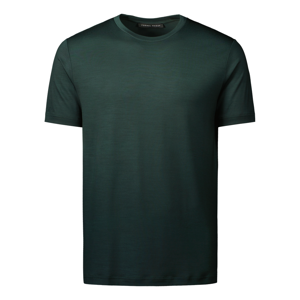 Heavyweight Ultrafine Merino T-Shirt | Green
