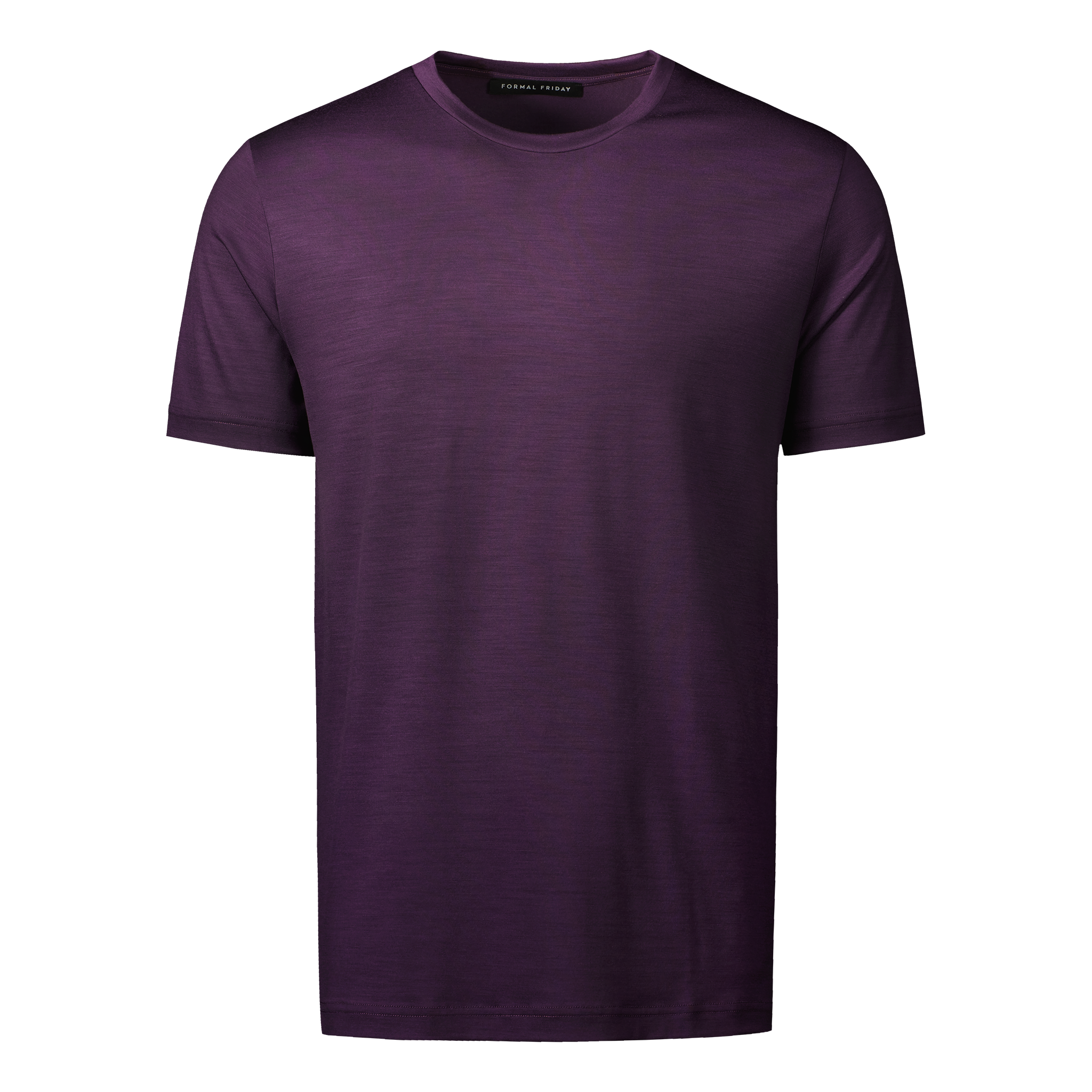 Heavyweight Ultrafine Merino T-Shirt | Plum