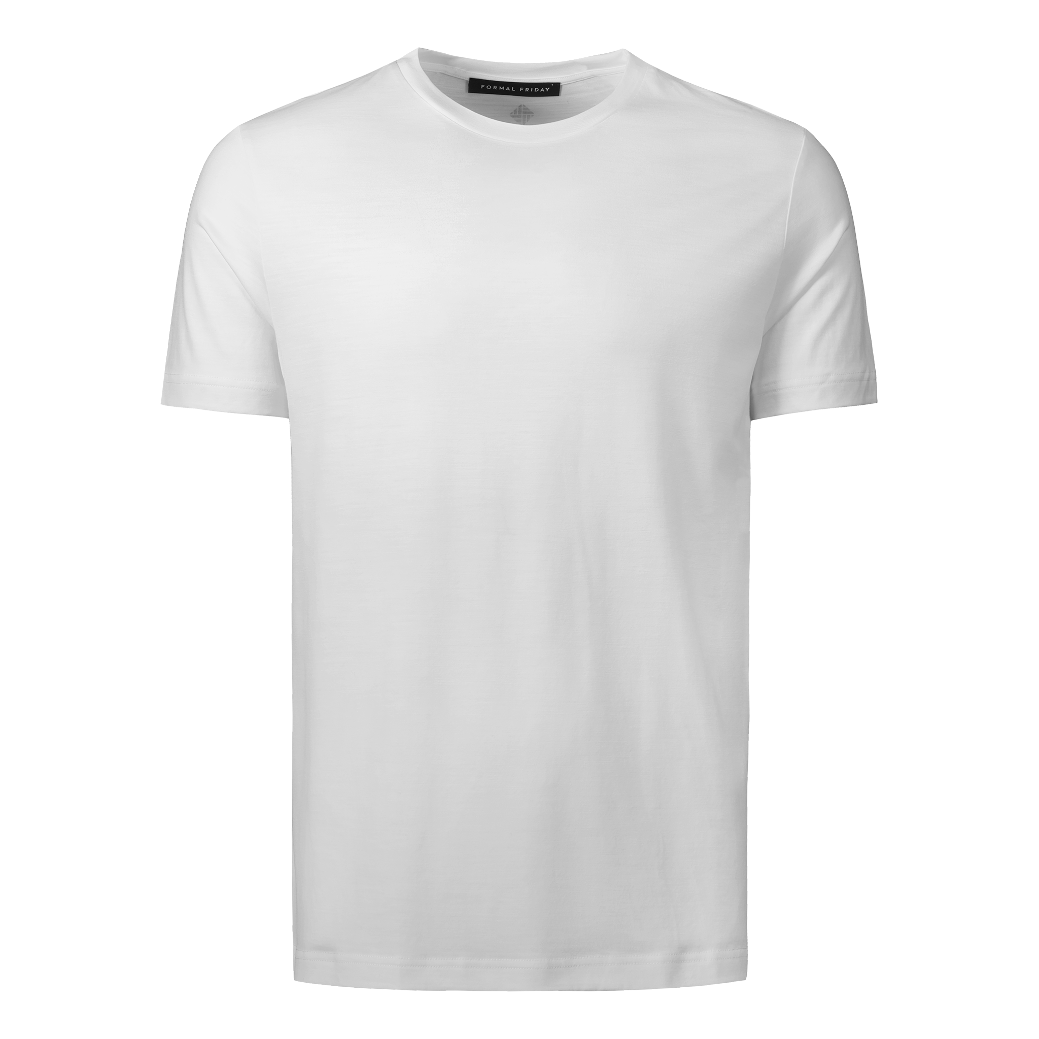 Heavyweight Ultrafine Merino T Shirt White FORMAL FRIDAY