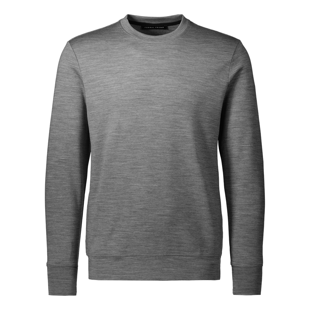 Ultrafine Merino Sweatshirt | Grey